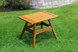 Surf End Table — Bamboo #12 Autumn Haze